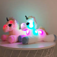 2020 40cm Led Unicorn Plush Toys Light Up Stuffed Animals Unicorn Cute Luminous Horse Soft Doll Toy For Kid Girl Xmas Birthday Gift From Yzstage 7 64 Dhgate Com
