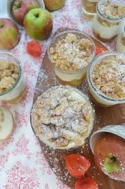 Wir Loffeln Den Herbst Apple Crumble Im Glas Einfacher Nachtisch Apfelstreusel Rezepte