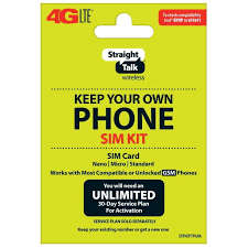 Where can you buy straight talk refill cards? Straight Talk Keep Your Own Phone Sim Card Kit At T Gsm Compatible Devices Walmart Com Walmart Com