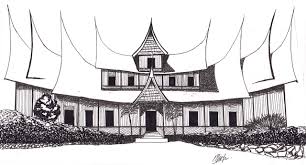 Gambar mewarnai rumah adat joglo. Cara Menggambar Rumah Adat Padang Joglo Batak Dan Papua