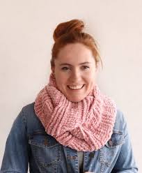 You'll want to make everything is bernat velvet. Crochet Velvet Infinity Scarf Daisy Farm Crafts