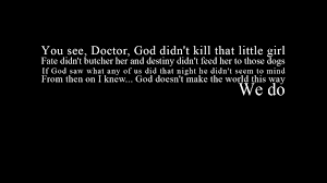 Watchmen Rorschach Quotes Fans of alan moore and dave gibbons' watchmen comics know that this rorshach quote comes from a report written by dr. watchmen rorschach quotes