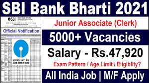 North state bank is an equal opportunity employer and gives consideration for employment to qualified applicants without regard to race, color, religion, sex, sexual orientation, gender identity, national origin, disability or protected veteran status. Sbi Clerk Recruitment 2021 Posts 5000 Sbi New Vacancy 2021 Govt Jobs Sarkari Naukari Youtube