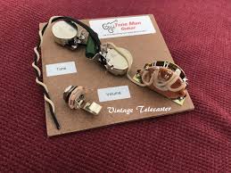 We ask that you observe its pictures closely and invite you to contact us. Fender Telecaster Prebuilt Wiring Kit Pio Tone Cap Bourns Pots
