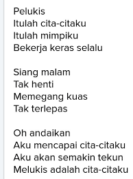Puisi tentang cita citaku menjadi guru. Puisi Cita Citaku Menjadi Pelukis Brainly Co Id