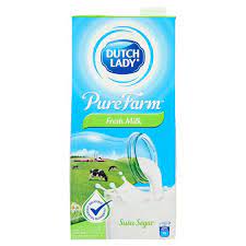 Dutch lady pancakes for breakfast? Dutch Lady Pure Farm Fresh Milk 1l My Fresh Green