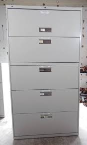 The drawer should open about halfway. Hon Series 600 5 Drawer Lateral File Cabinet Office Commercial And Industrial Auction Fairbanks Scale Nautilus Treadmill Uline Desks And Work Tables Office Desks Tools And More K Bid