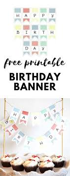 Custom gifts for him, custom gifts for her Printable Birthday Cake Banner Brooklyn Berry Designs