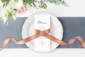 Wedding Menu Or Program Mockup Menu Mockup Free Psd Mockups Templates Mockup Free Psd