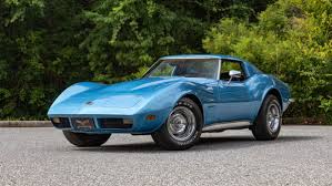 Image result for Blue Green 1973 Corvette