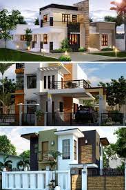 Two Story Small Home With Three Bedrooms Philippines House Design Beautiful House Plans Dream House Exterior