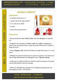 Tupperware Sucre Mousse D Abricot Recette Tuperware Recette Tupperware Recettes De Cuisine