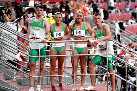 As the name suggests, it is exactly like the men and women's 4x400m relays but each team must have two men and two women. Ireland S 4x400m Mixed Relay Team Qualify For Olympic Final After Smashing National Record Irish Mirror Online