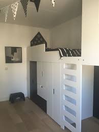 Monochrome Kids Bedroom With Loftbed And Cave Bedroom Kidsroom Boys Kids Monochrome Ikea Ikeahack Stuva Kinder Zimmer Kinderzimmer Jungszimmer