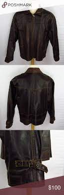 Vera Pelle Leather Jacket Size Xl Dallas Vintage Leather Jacket Clothes Design Jackets