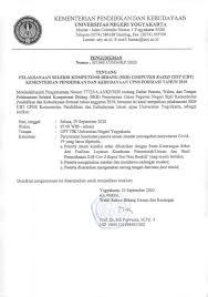 We did not find results for: Pengumuman Pelaksanaan Skb Cbt Kemendikbud Cpns Formasi 2019 Www Uny Ac Id
