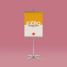 Free Roll Up Expo Banner Stand Mockup Banner Stands Banner Template Banner