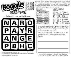 Wir liefern puzzles zu dir nach hause. Boggle Brainbusters Tm Word Puzzles