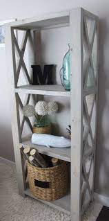 Rustic Triple X Bookshelf Bookshelves Diy Furniture Diy Home Decor