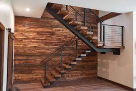 They blend in beautifully both form and functionally as they lift the 'style quotient' of your. Hickory Floating Staircase Viewrail In 2020 Modern Staircase Railing Floating Staircase Floating Stairs