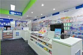 Awesome Modern Retail Pharmacy Interior Design 007 Retail Shop Interior Design Store Layout Design Pharmacy Design Pharmacy Decor Store Counter Design