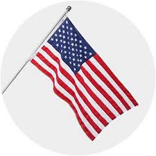Spear top flagpoles and stands from bald eagle flag. Flags Flag Poles Target