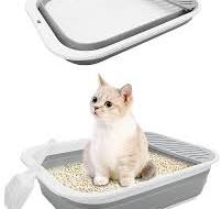 Amazon.com : BNOSDM Collapsible Small Cat Litter Box for ...