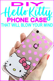 Maybe you would like to learn more about one of these? Diy Hello Kitty Phone Case Easy Cute Diy Craft Project