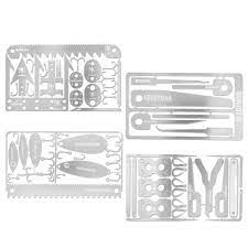 It meets and exceeds the standard 5 cs of survival. Ultimate Wallet Size Survival Card Kit Readyman