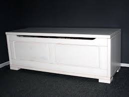 Sitztruhe Truhe Truhenbank Box Waschetruhe Braut Kiste Kiefer Massiv Holz Weiss Kist Bank