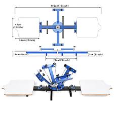 Why anyone would spend $250, $700 or thousands of dollars on expensive, inaccurate equipment. Bestequip Screen Printing Machine 2 Station 4 Color Screen Printing For T Shirt Diy Screen Printing Press Silk Screen Removable Pallet 2 Station 4 Color Pricepulse