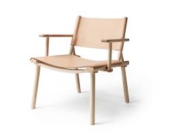 December Xl Lounge Leather Easy Chair 12 Design For Nature Collection By Nikari Design Jasper Morrison Wataru Kuman In 2020 Leather Easy Chair Chair Lounge Armchair