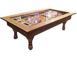 Gottlieb batter up pinball machine led coffee table & side table functional art. Pinball Coffee Table Delta 13