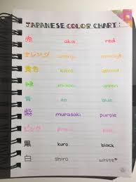 japanese color chart tumblr