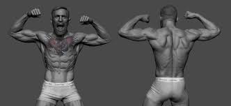 Artstation Conor Mcgregor Anatomy Study Abdelrahman Kubisi Anatomy Study Anatomy 3d Anatomy