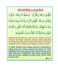 Sekurang kurang nya mohon doa dulu pada allah sebelum memulai bacaan. Doa Selepas Baca Al Quran