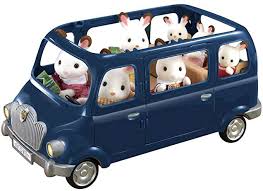 Amazon Com Calico Critters Family Seven Seater Toys Games Calico Critters Families Baby Seat Animal Plush Toys