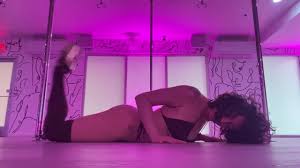 Sexy erotic stripper style dance