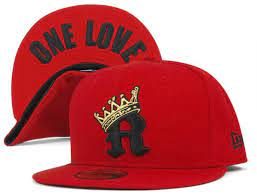 R Crown One Love Undervisor Scarlet 59fifty Fitted Baseball Cap By New Era Fitted Baseball Caps Baseball Cap Baseball