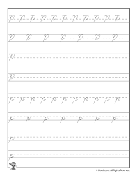 How to draw a cursive p. Letter P Woo Jr Kids Activities