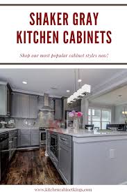 shaker gray kitchen cabinets in 2020