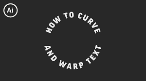 You can also go to effect > warp > {choose your warp style}. How To Curve Warp Text Illustrator Tutorial Youtube
