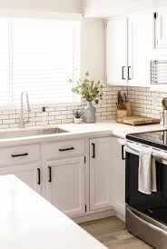 All White Kitchen White Subway Tile With Dark Grout Is My Favorite In 2020 White Kitchen Backsplash Home Kitchens Home Decor Kitchen