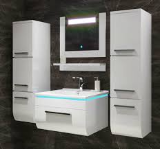 Brooklyn badezimmer komplettset 80 cm 4 tlg industriedesign schwarz. Homeline Badmobel Set Danny Badmobel Set Ganz In Hochglanz Weiss Badezimmermobel Badmobel Komplett Bad 60 Cm Vormontiert 6 St Online Kaufen Otto