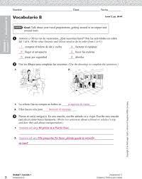 Bookmark file pdf vocabulario b unidad 3 leccion 1 answers go math! Vocabulario A 1 Que Necesito Para Viajar Subraya La Mejor Expresion Entre Parentesis Para Completar Pdf Descargar Libre