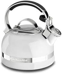 10 best kitchenaid tea kettles of july 2021. Amazon Com Kitchenaid Kten20sber 2 0 Quart Kettle With Full Stainless Steel Handle And Trim Band Empire Red Home Kitchen