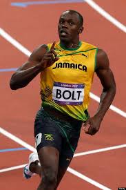 Usain bolt of jamaica crosses the finish line ahead of ryan bailey of the united states and justin gatlin of the united states to win the men's 100m final on day 9 of the london 2012 olympic games at the olympic stadium on august 5, 2012, in london, england. Bolt Wins Gold In 100m Final London 2012 Olympics Usain Bolt Usain Bolt 100m Female Athletes