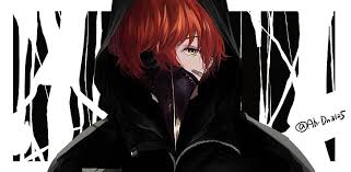 Anime Original Brown Hair Hoodie Mask Short Hair Yellow Eyes Hd Wallpaper Wallpaperbetter Character illustration manga character design anime love character art anime anime fanart touken ranbu anime characters. anime original brown hair hoodie