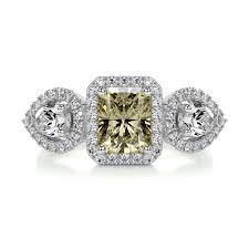 Violet Diamond Engagement Ring