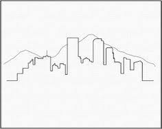 Black And White Denver Skyline Silhouette Thigh Tattoo Reference On Pinterest Colorado Tattoo Pride Colorado Tattoo Thigh Tattoo Skyline Tattoo
